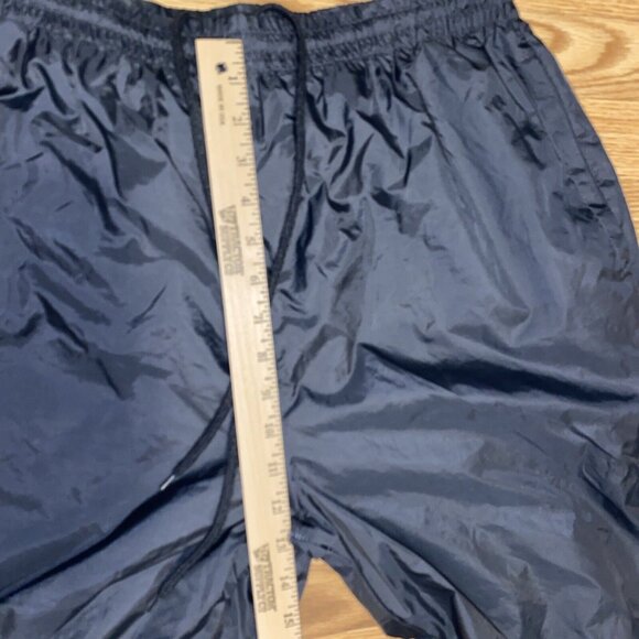 Vtg Wilson Nylon Men Sz L Basketball Ankle Zipper Pants Adjustable Windbreaker - Picture 4 of 13